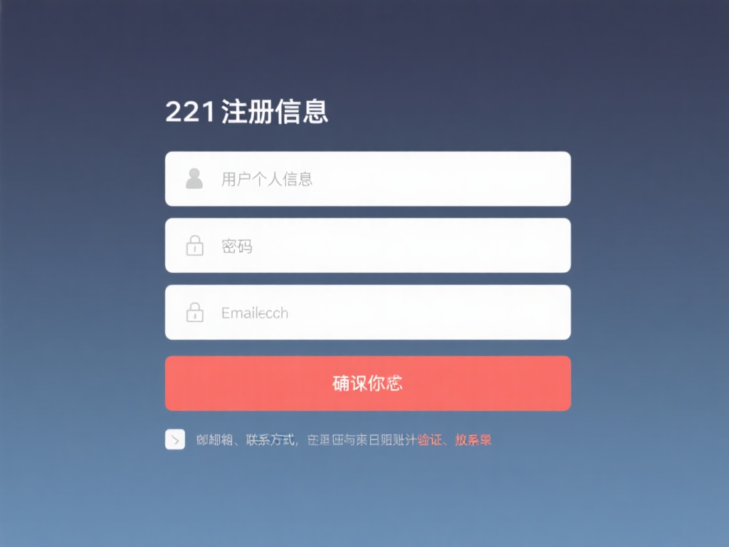 第二步，填写必要信息。注册过程中，需完善个人信息，